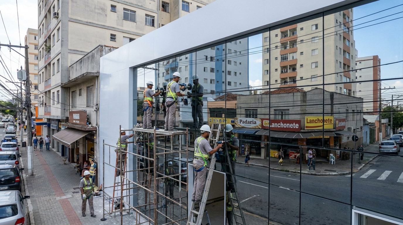 Fechamentos em Vidro no Belvedere Terra Nova, São José do Rio Preto‑SP