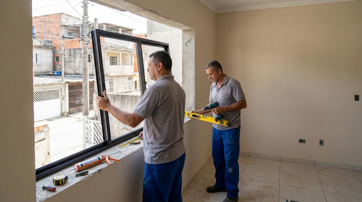 Esquadrias de Alumínio no Jardim Estrela, São José do Rio Preto‑SP